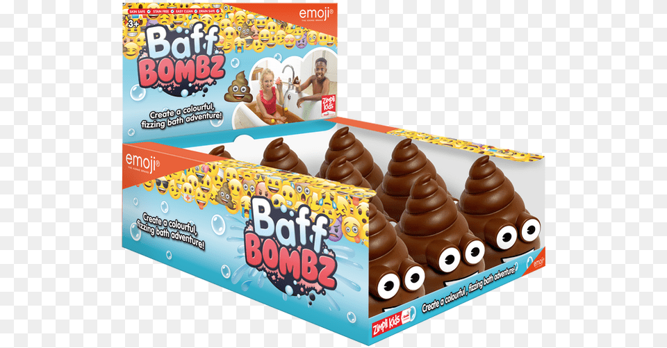 Emoji Baff Bombz 5858 Emoji Poop Baff Bombz, Food, Sweets Free Png Download