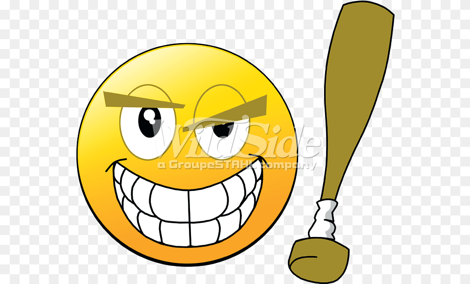 Emoji Baseball Bat Emoji With Baseball Bat, Person, People, Sport, Baseball Bat Free Transparent Png