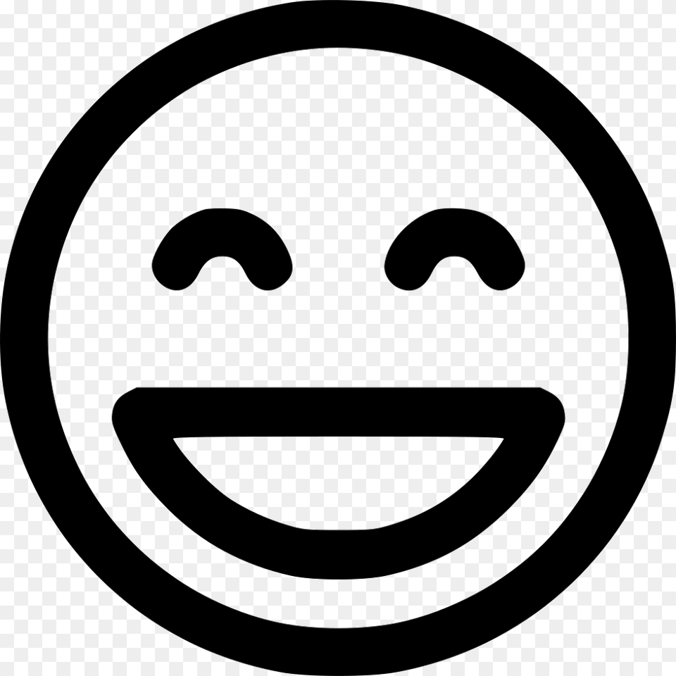 Emoji Black And White Love Happy Emoji Black And White, Symbol, Sign, Logo, Stencil Png Image