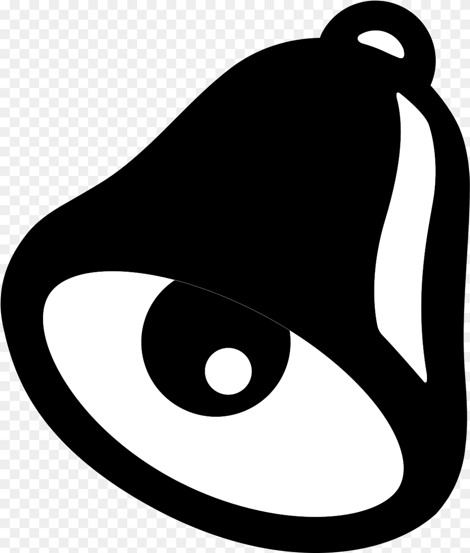 Emoji Black Bell2 Emoji, Lighting, Clothing, Hat, Stencil Png