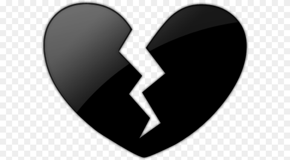 Emoji Black Heart Broken Sinclar Love You No More Png Image