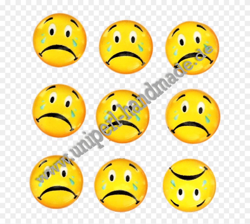 Emoji Cabochon 14 Mm Crying Face Smiley, Egg, Food, Head, Person Free Png