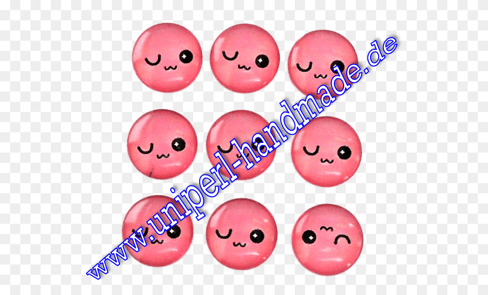 Emoji Cabochon 14 Mm Slightly Smiling Face With Winking Smiley, Food, Icing, Cream, Dessert Free Png Download