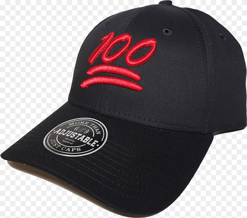 Emoji Cap Adjustable Black Velcro Baseball Cap, Baseball Cap, Clothing, Hat Free Png Download