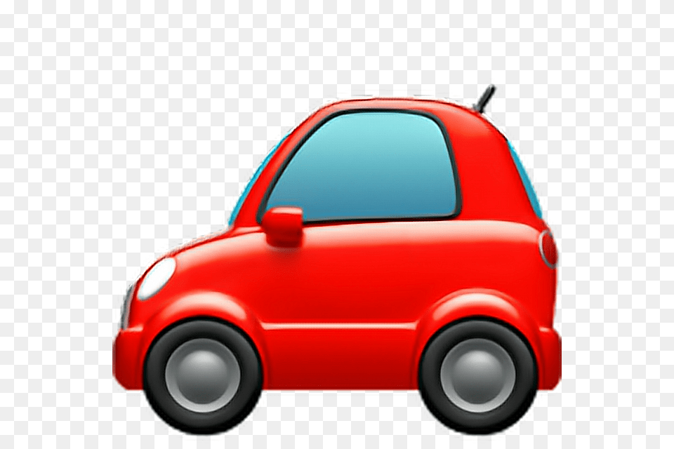 Emoji Car Auto Automobile Vechicle Bus Red Redcar Iphon, Transportation, Vehicle, Machine, Wheel Free Png