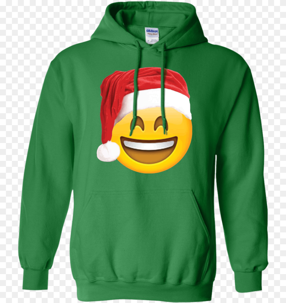 Emoji Christmas Shirt Smiley Face Santa Hat Family Cool Pi Day Shirt, Clothing, Hoodie, Knitwear, Sweater Free Png Download