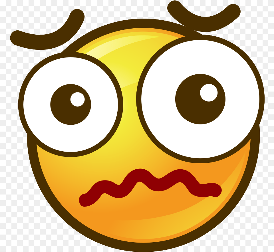 Emoji Circle Face Confounded Happy, Head, Person, Mustache Png Image