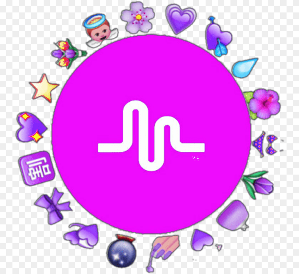 Emoji Circle Transparent, Purple, People, Person, Baby Free Png