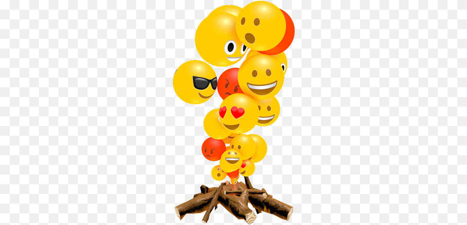 Emoji Clipart Animation Campfire Emoji, Balloon Png