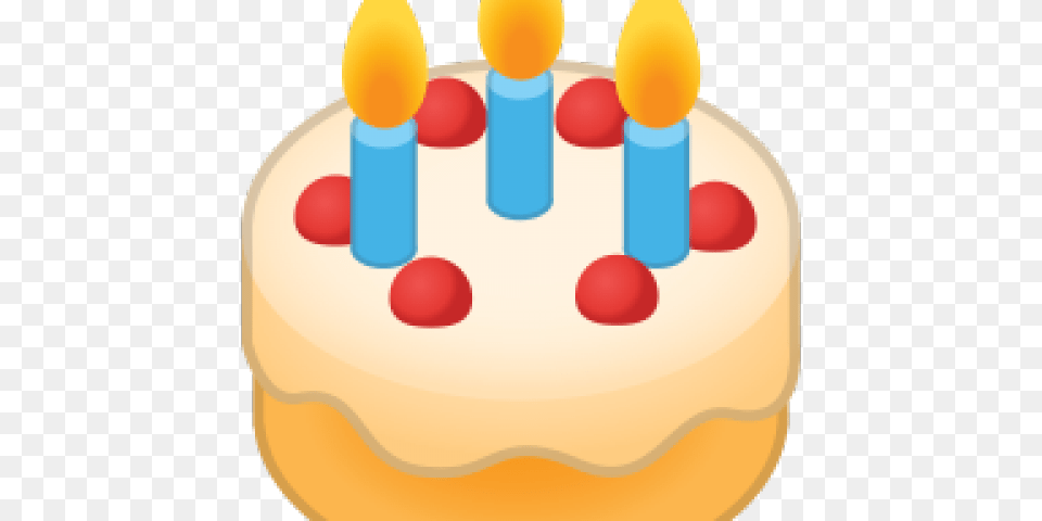 Emoji Clipart Birthday Cake, Birthday Cake, Cream, Dessert, Food Free Png Download