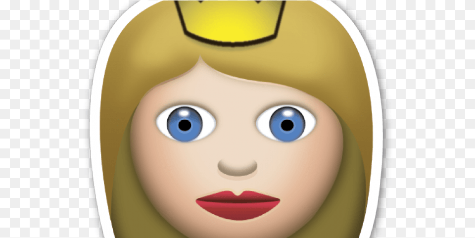 Emoji Clipart Princess Persons Emojis, Disk, Photography, Face, Head Free Png Download