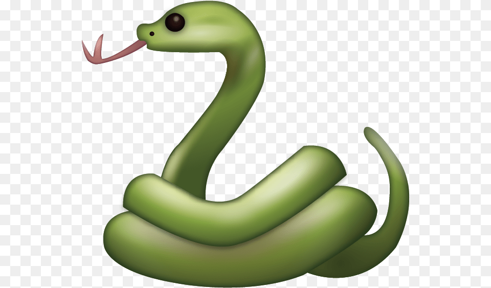 Emoji Clipart Snake For Iphone Snake Emoji, Animal, Reptile, Green Snake, Smoke Pipe Free Transparent Png