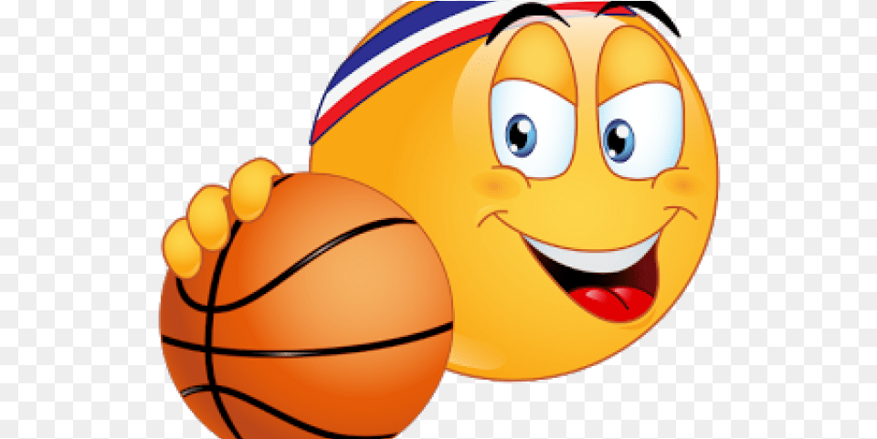 Emoji Clipart Sport Basketball Emoji, Sphere, Face, Head, Person Png