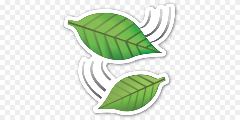 Emoji Clipart Wind Emoticones De Whatsapp Hojas, Herbal, Herbs, Leaf, Plant Free Png