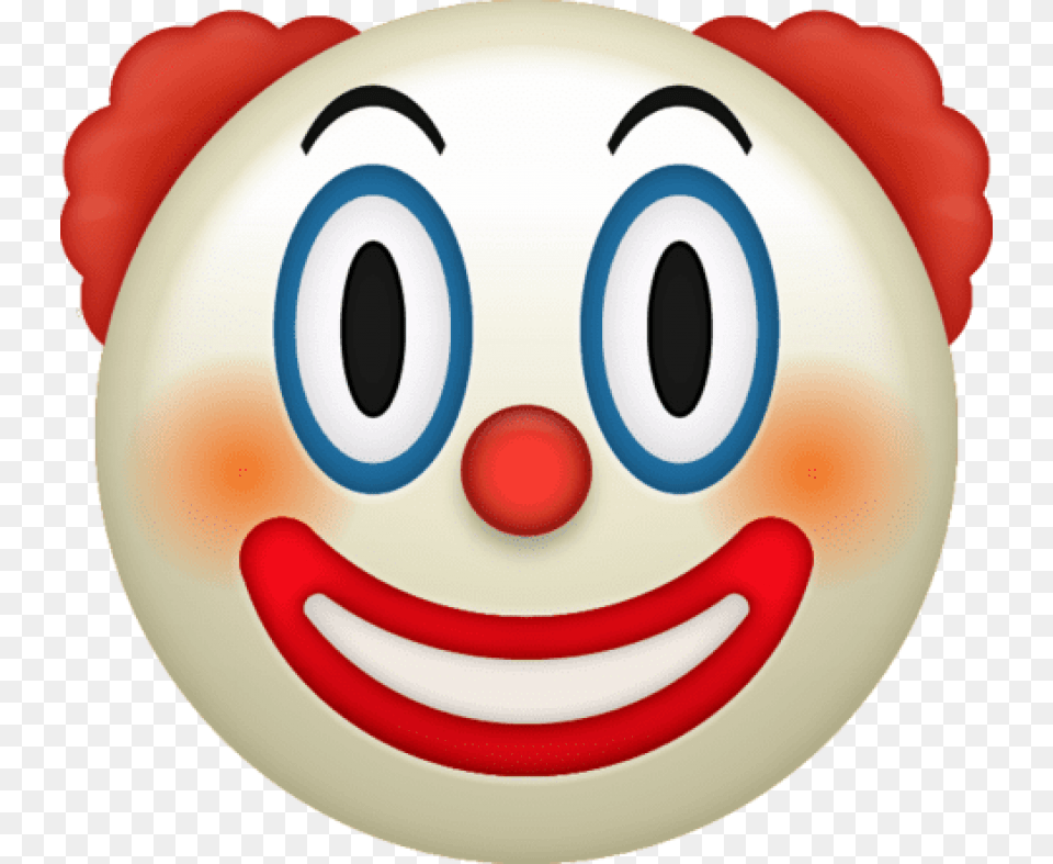 Emoji Clown Emoji, Birthday Cake, Cake, Cream, Dessert Png Image