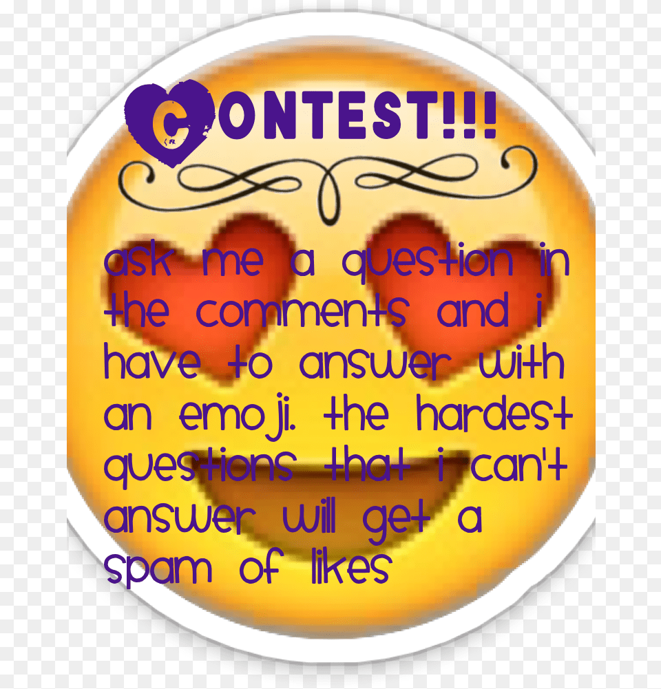 Emoji Contest Happy Birthday Little Sister, Text, Disk Png Image