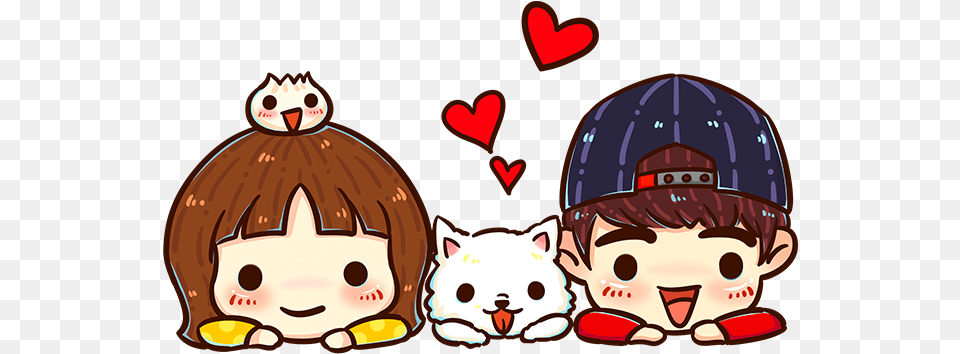 Emoji Couple Girl Boy Freetoedit Anime, Baby, Person, Animal, Cat Png
