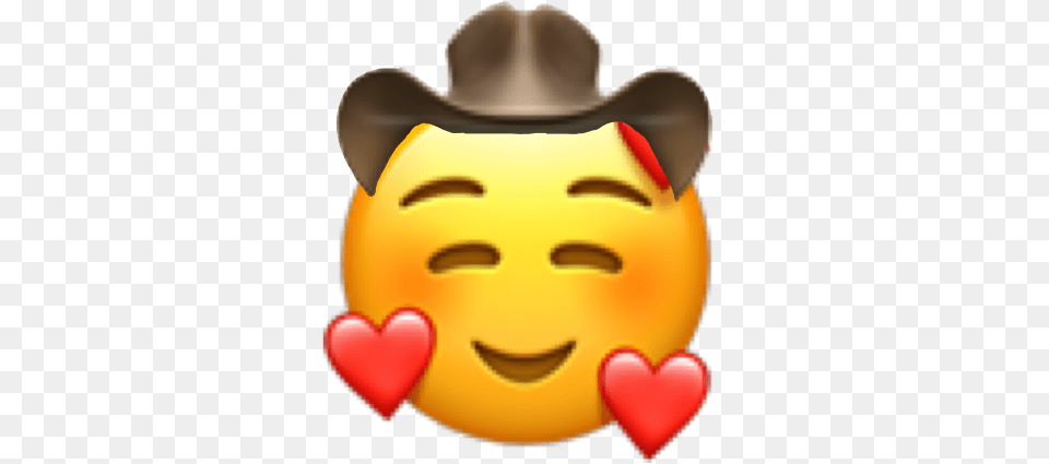 Emoji Cowboy Heart Iphone California Nature Night Cowboy Emoji With Heart, Clothing, Hat, Baby, Person Png