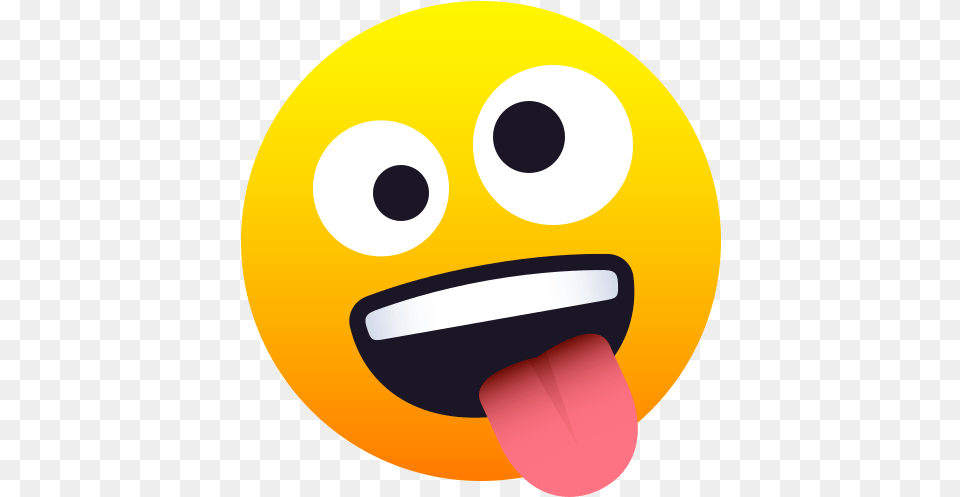Emoji Crazy Face To Copy Paste Wprock Zany Face Emoji, Disk Free Png Download