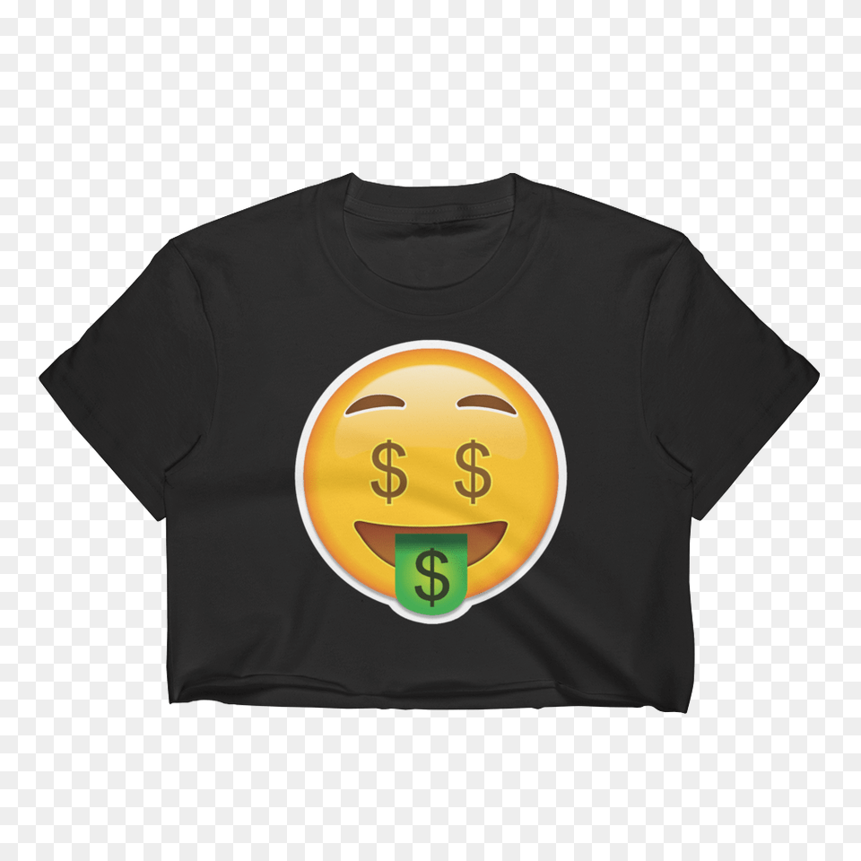 Emoji Crop Top T Shirt, Clothing, T-shirt Free Png