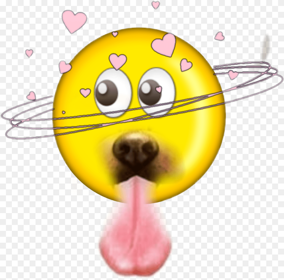 Emoji Customemoji A Dog Eye Smiley, Animal, Bird, Sphere Png Image