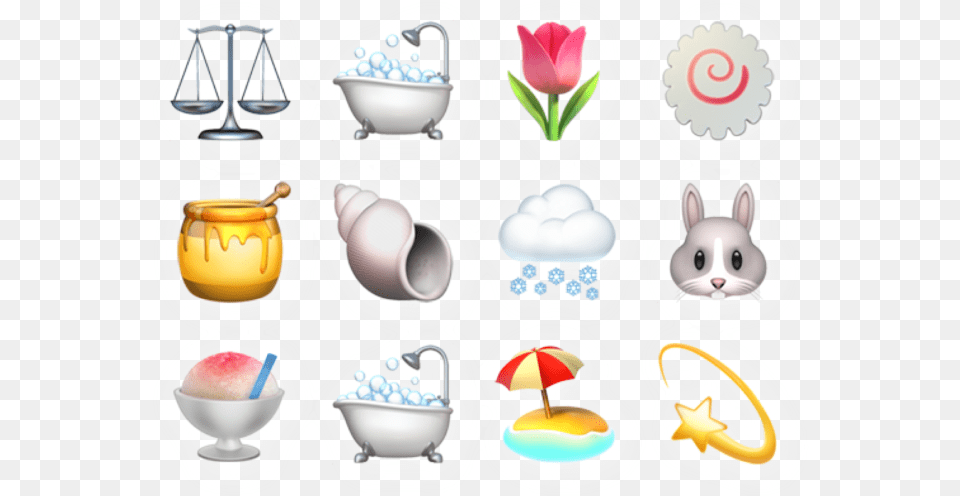 Emoji Cute Aesthetic Cuteemojis Emojis Sqaure, Cream, Dessert, Food, Ice Cream Png Image