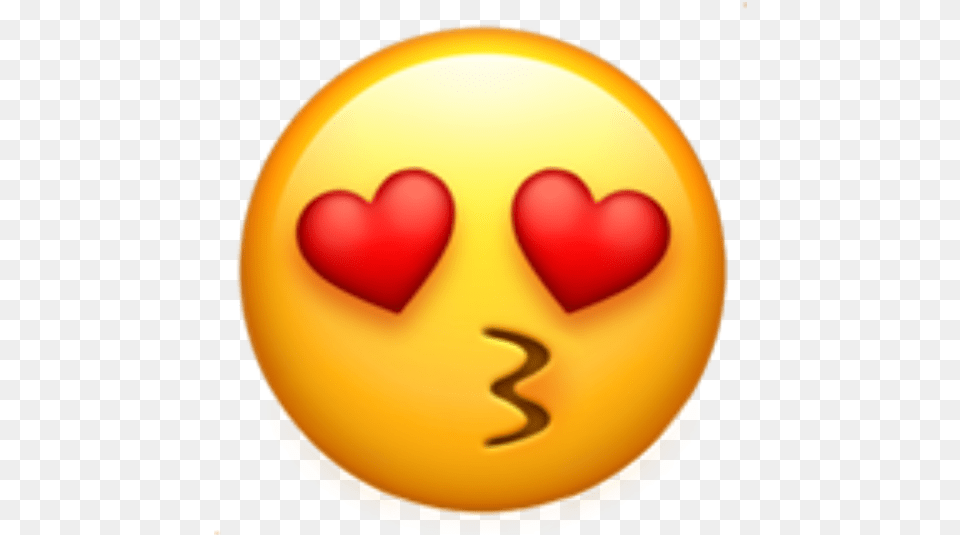 Emoji Cute Edit Kissyou Kiss Kissy Heart Hearteyes Emoji Smiley Face Drawing, Nature, Outdoors, Sky, Sun Png