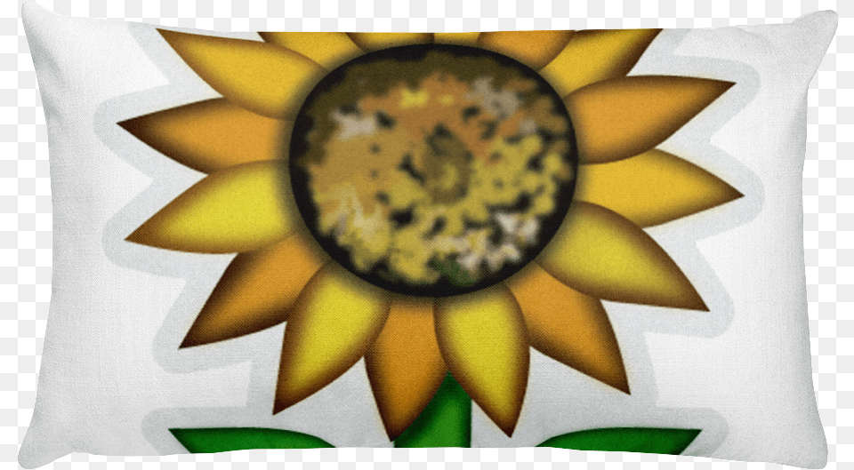 Emoji De Whatsapp Girasol Sunflower Emoji Tattoo, Cushion, Home Decor, Pillow, Flower Free Png Download