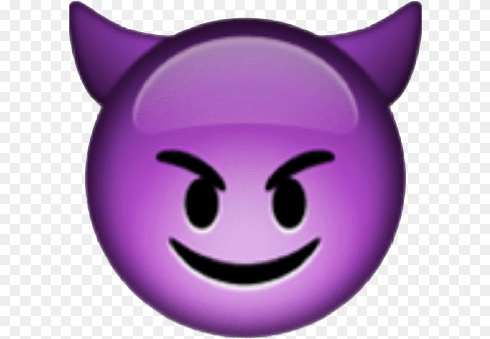 Emoji Devil Smiley Angel Emoji Purple Devil Free Png