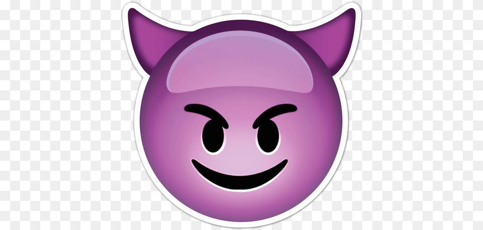 Emoji Diablo 4 Image Devil Emoji, Purple, Piggy Bank Free Png