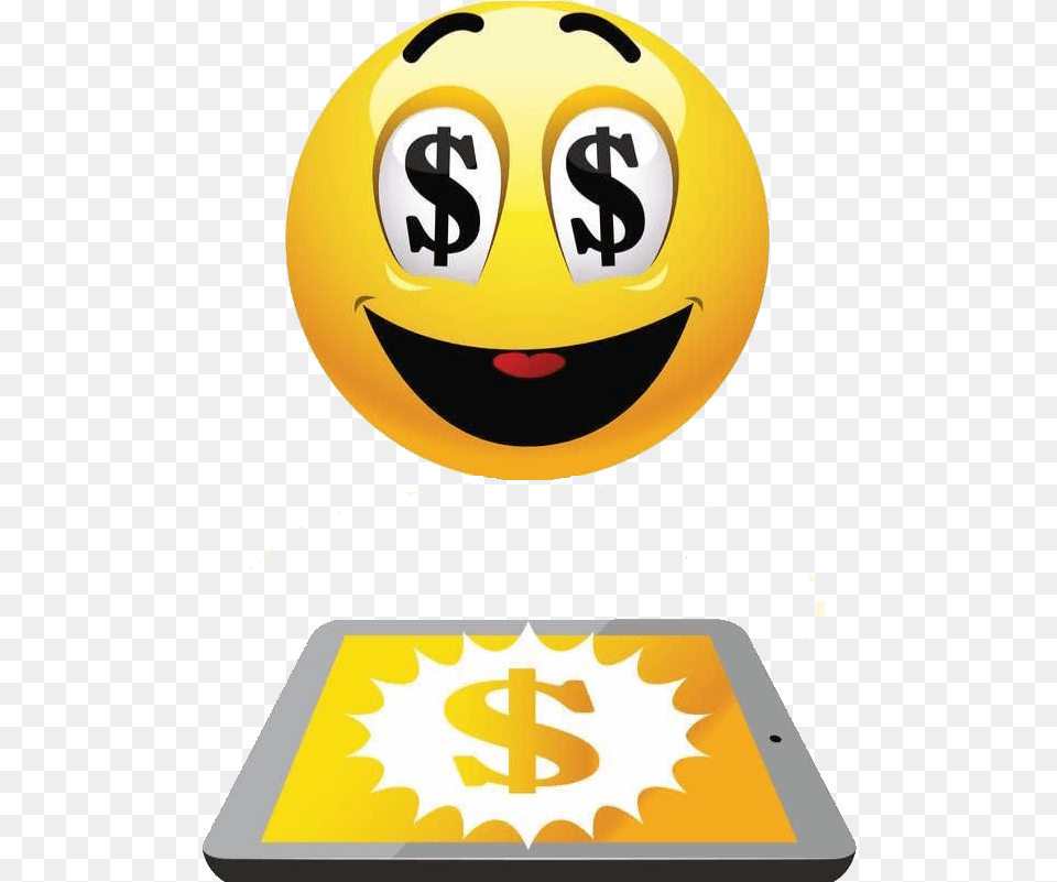 Emoji Dolares Emot Dollar, Logo, Symbol, Text Free Png