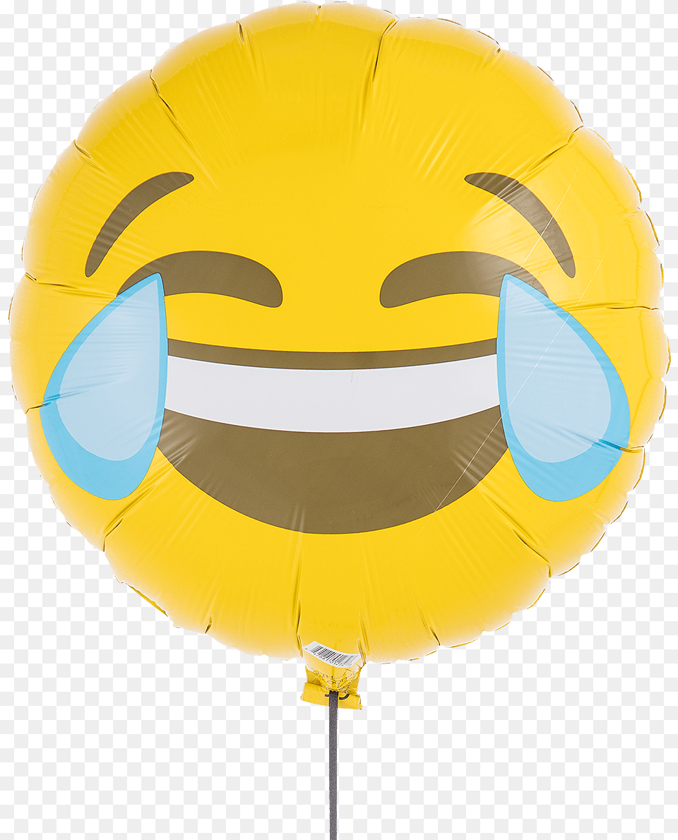 Emoji Emoji Crying Laughing 18 Inch Foil, Balloon, Parachute, Aircraft, Transportation Png Image