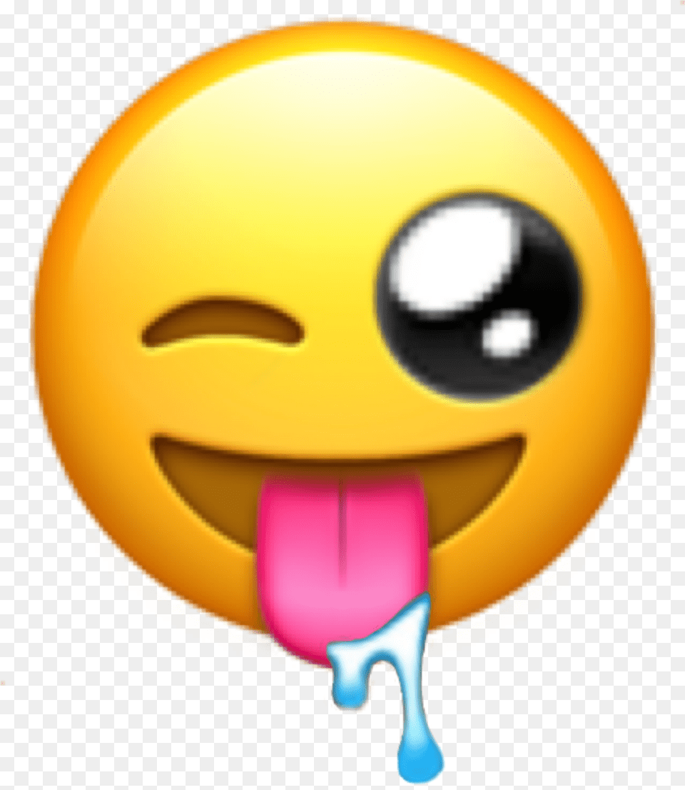 Emoji Emojicombo Drooling Sticker By Mango Happy, Balloon, Helmet Free Png