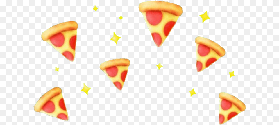 Emoji Emojicrown Crown Pizza Pizzaemoji Emojis Snapchat Filters, Flower, Petal, Plant, Food Png