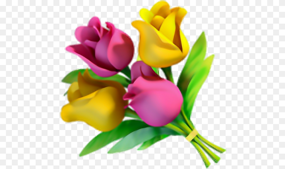 Emoji Emojideflor Flower Flor Emoji Flor, Flower Arrangement, Flower Bouquet, Plant, Rose Free Png