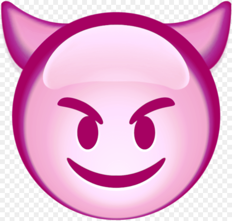 Emoji Emojiedit Pink Sticker By Goth Girl Cute Goth Emoji Transparent, Piggy Bank Png