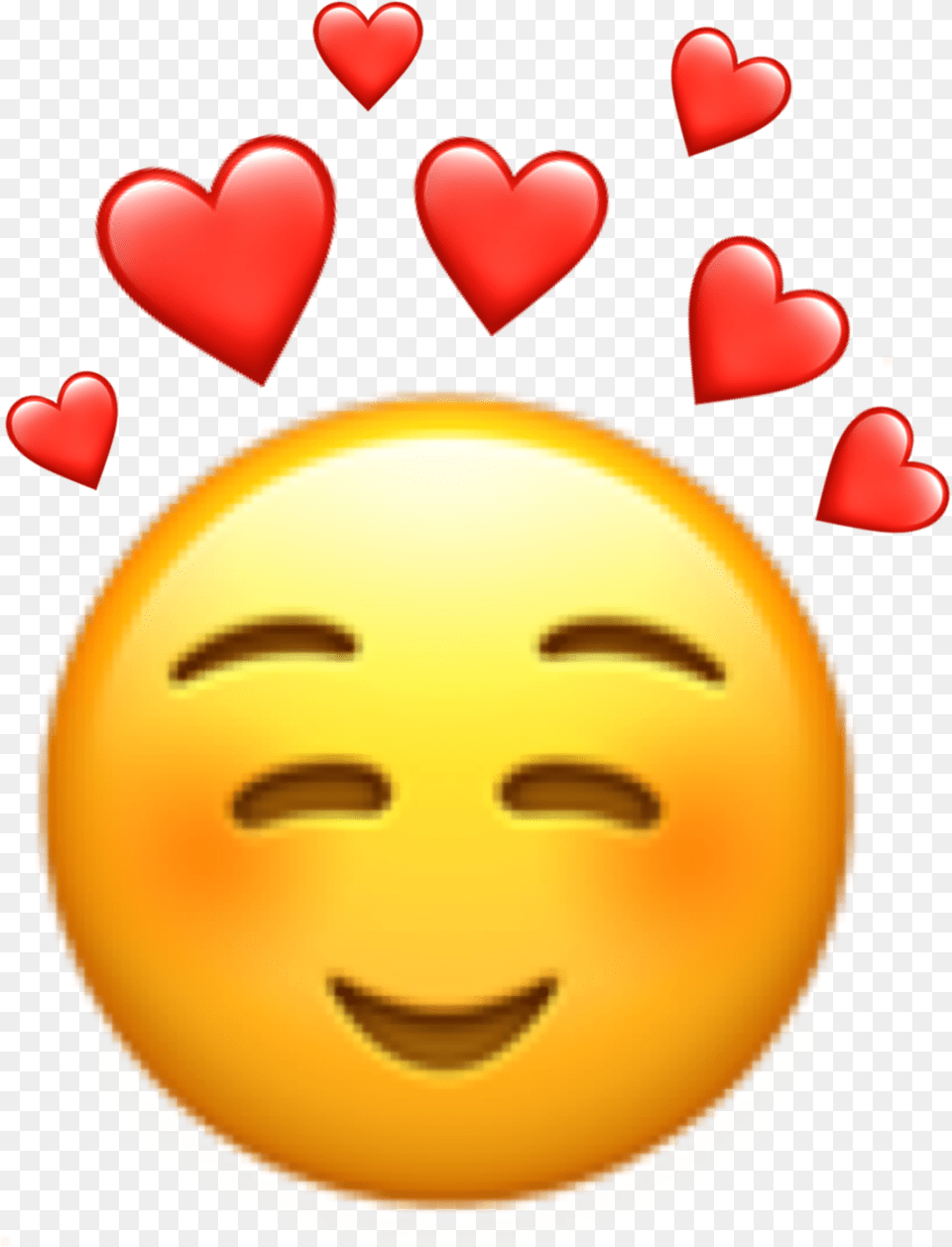 Emoji Emojiiphone Sticker Heart Face Emoji, Person, Head, Food, Sweets Free Png
