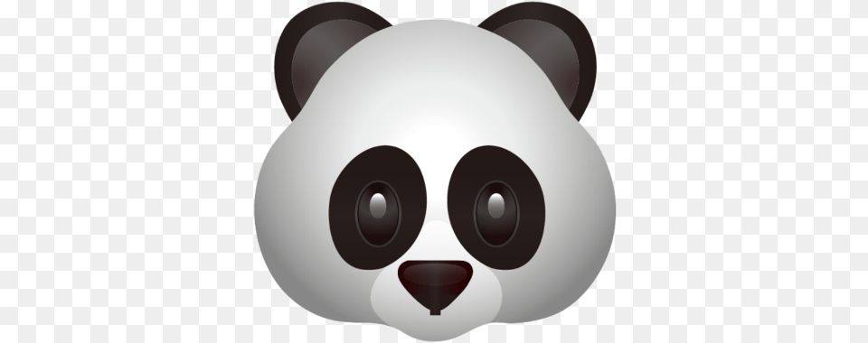 Emoji Emojipanda Panda Pandaemoji Emot Panda Iphone Di Transparan, Animal, Wildlife, Disk, Mammal Free Png Download