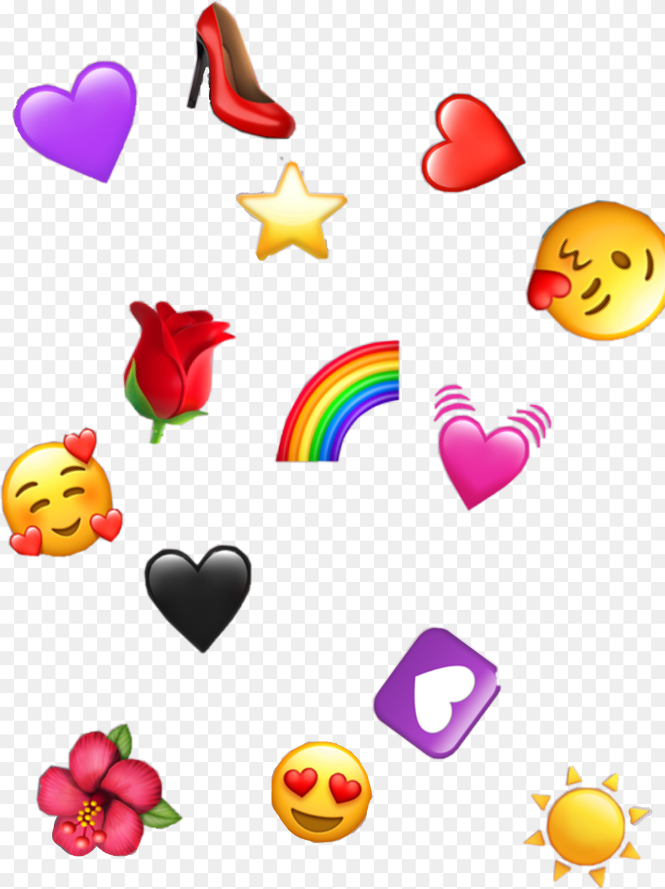 Emoji Emojis Background Emojibackground Heart Heart, High Heel, Clothing, Shoe, Footwear Free Transparent Png