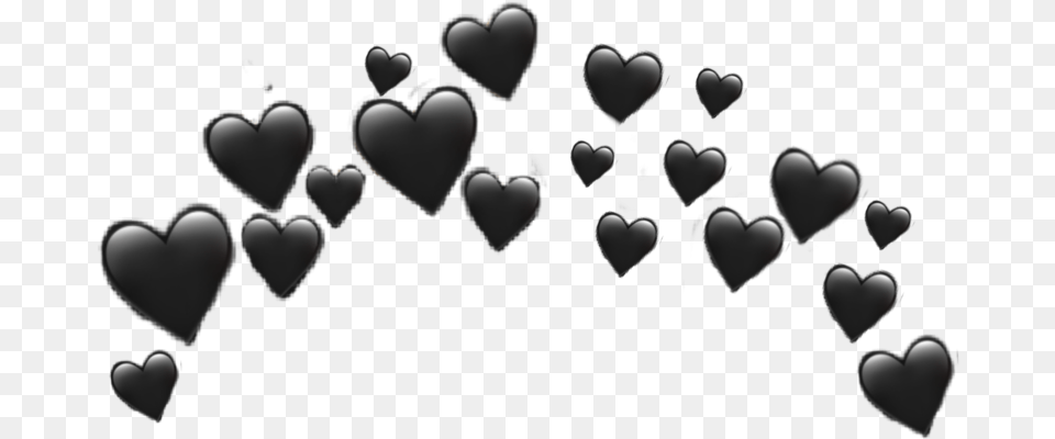 Emoji Emojis Darckness Blackhearts Blackheart Portable Network Graphics, Heart, Appliance, Ceiling Fan, Device Free Png Download