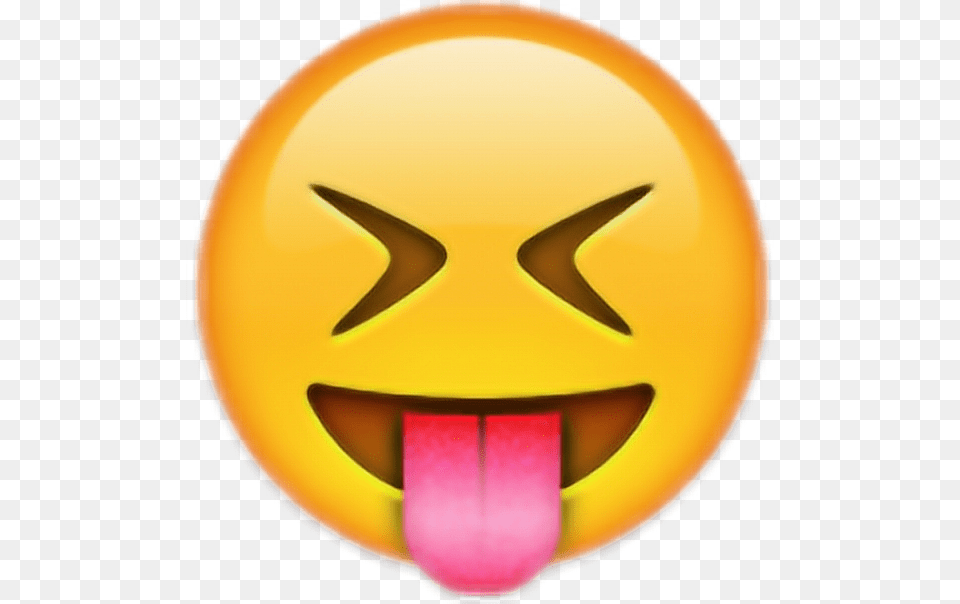 Emoji Emojis Emoticono Emoticonos Lengua Whatsapp Emoji Hd, Helmet Free Transparent Png