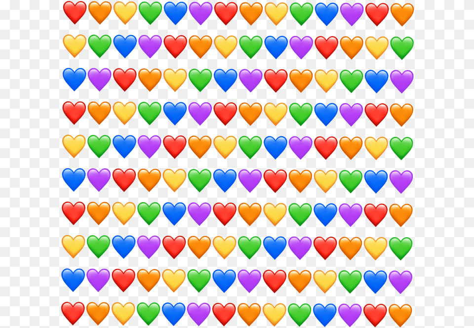 Emoji Emojis Hearts Rainbow Background Red Orange Memes Te Enamoras De La Persona Equivocada, Food, Sweets, Pattern, Candy Png Image