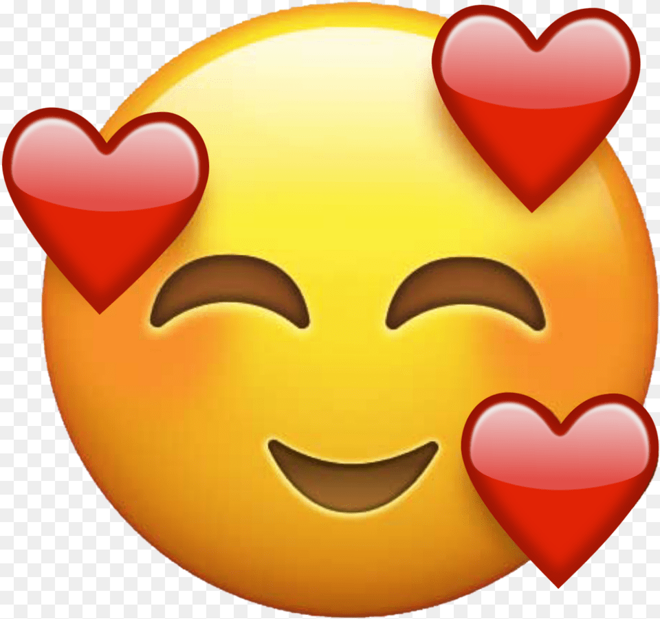 Emoji Emojis Hearts Tumblr Iphone Emoji Heart Eyes Free Transparent Png
