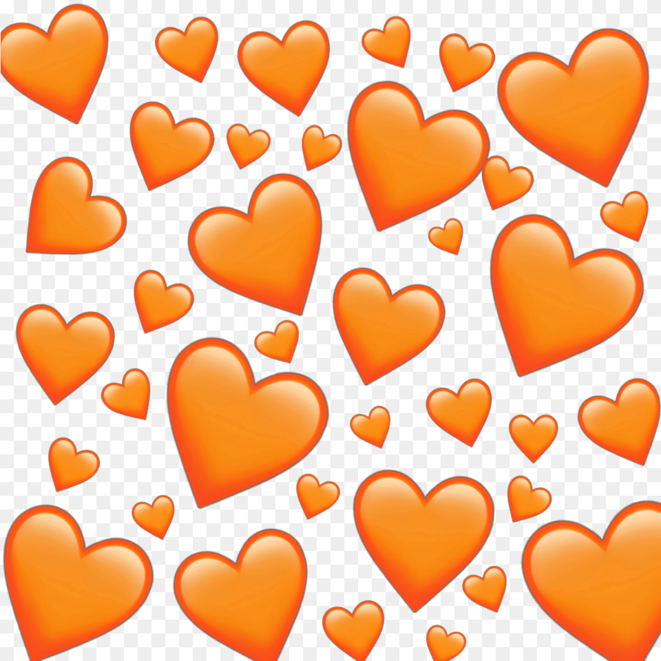 Emoji Emojis Sticker Stickers Alien Reupload Orange Heart Emoji Background Png Image