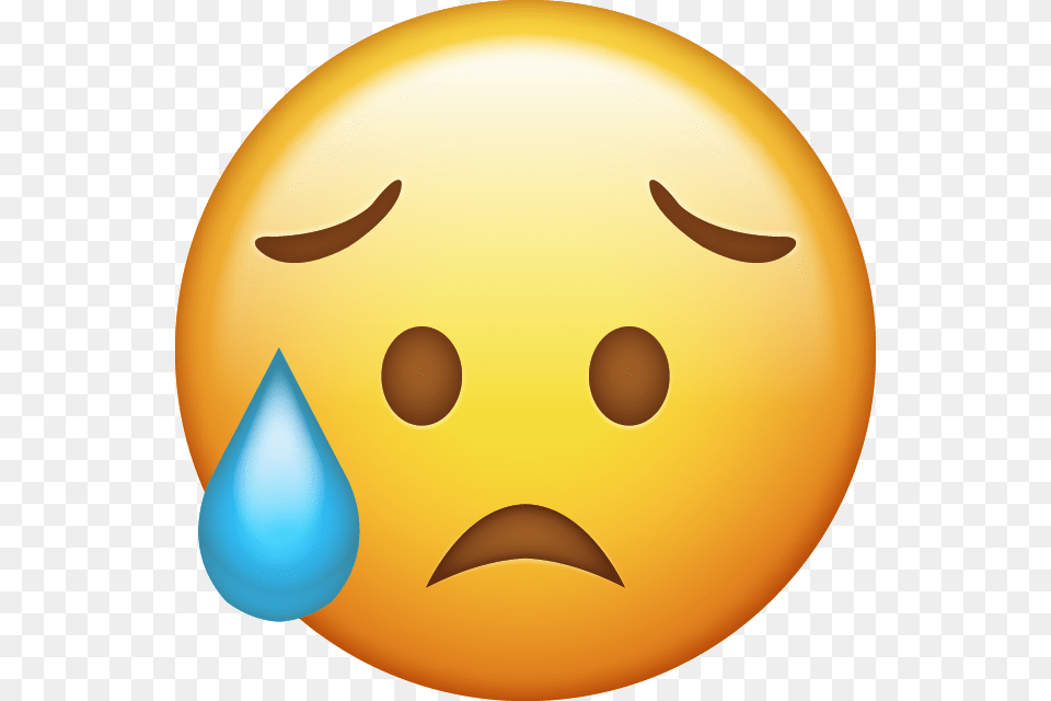 Emoji Emojis Upset Crying Cry Sad Sadness Freetoedit, Sphere, Astronomy, Moon, Nature Png Image