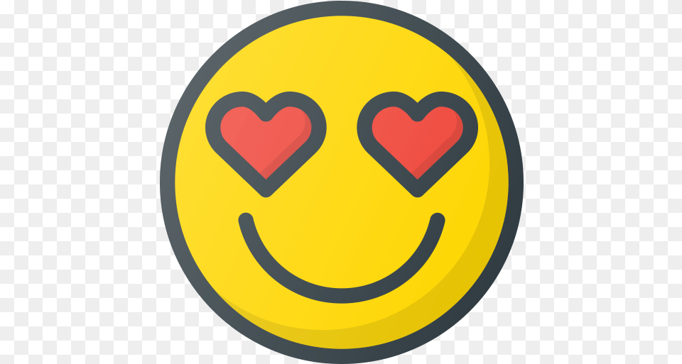 Emoji Emote Emoticon Emoticons In Love Icon Emote Love, Logo, Symbol, Disk Png Image