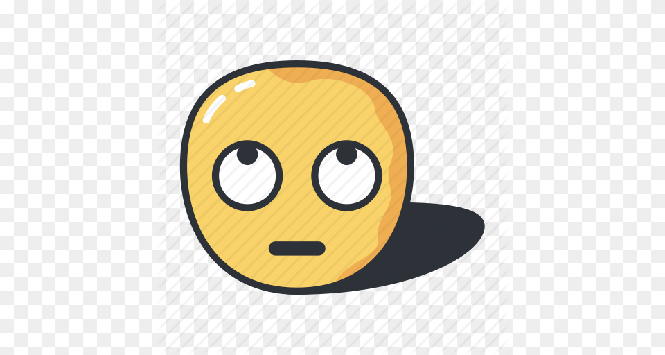 Emoji Emoticon Emoticons Eye Rolling View Icon, Food, Fruit, Plant, Produce Free Transparent Png