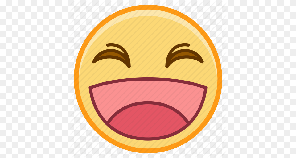 Emoji Emoticon Emotion Face Laugh Sticker Icon Free Png