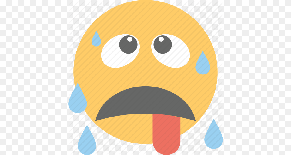 Emoji Emoticon Exhausted Tired Emoji Tired Face Icon, Disk, Plush, Toy Png Image