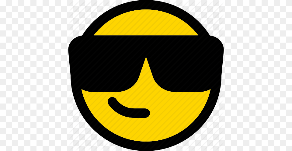 Emoji Emoticon Expression Face Smiley Sunglasses Icon, Logo, Symbol Free Png